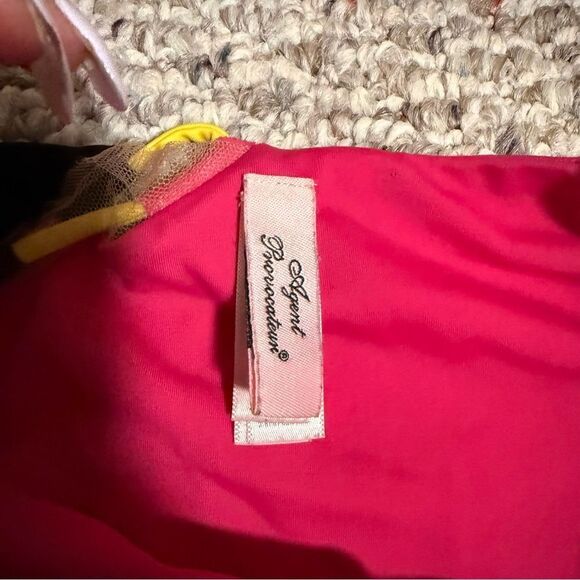 Agent Provocateur Jojo Pink Colorblock Bikini- Size 2/3 Small - Picture 8 of 13